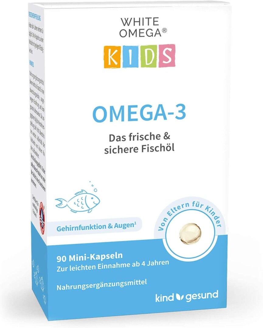 White Omega Kids - das frische & sichere Fischöl
